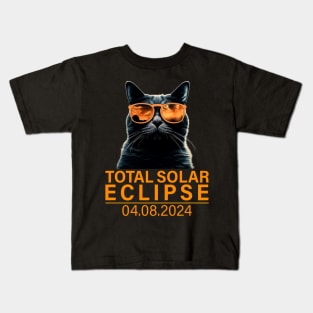 Solar Eclipse 2024 Kids T-Shirt